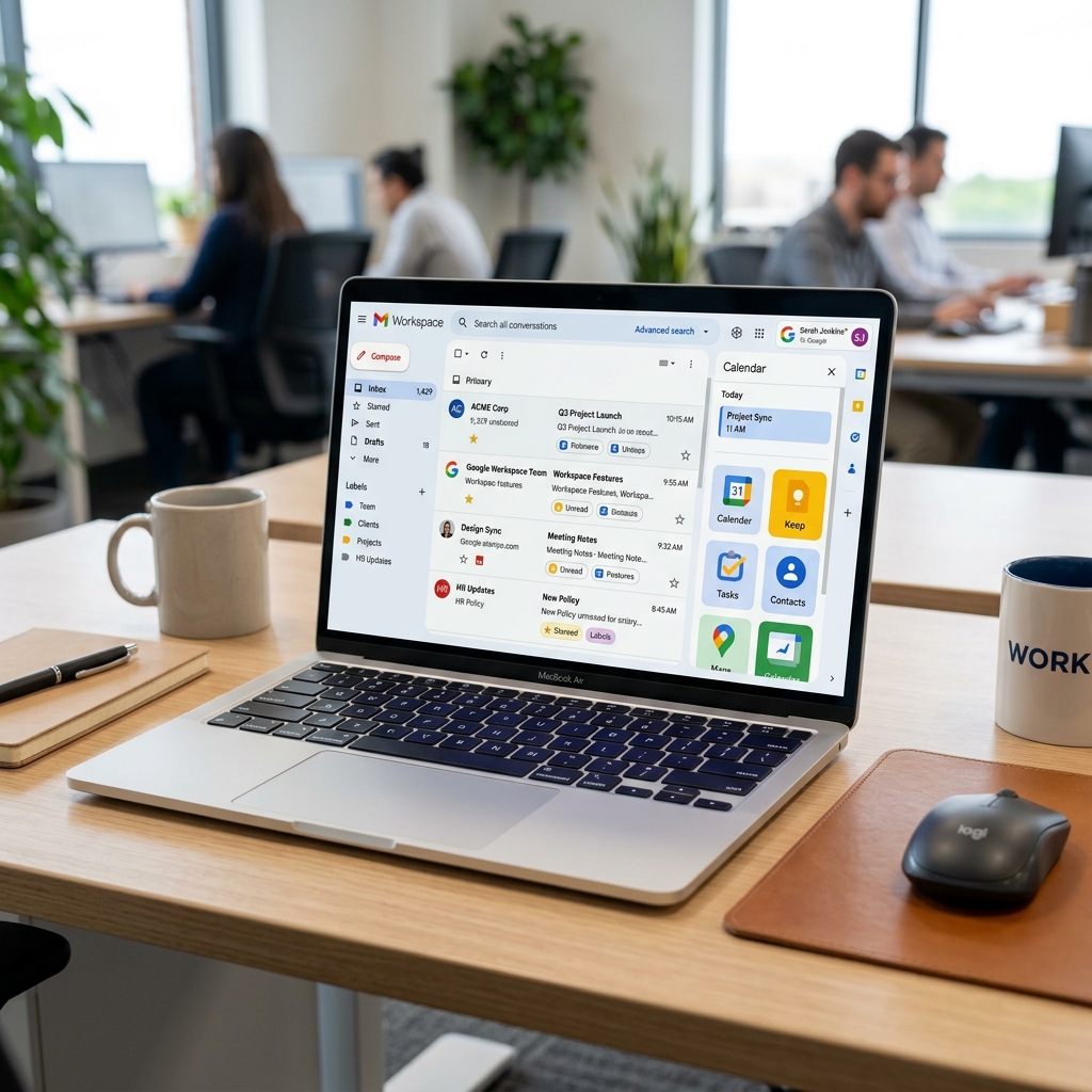 Giao diện Email Google Workspace